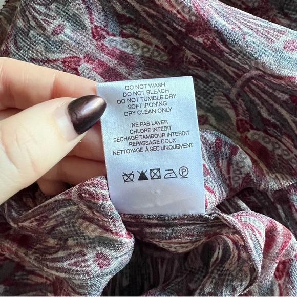 NWT - IRO - Lyz Dress - Navy / Red - Picture 11 of 16